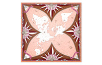 LOUIS VUITTON Silk Scarves Women's Light Pink