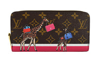 LOUIS VUITTON Zippy PVC Wallet Regular Women's Brown