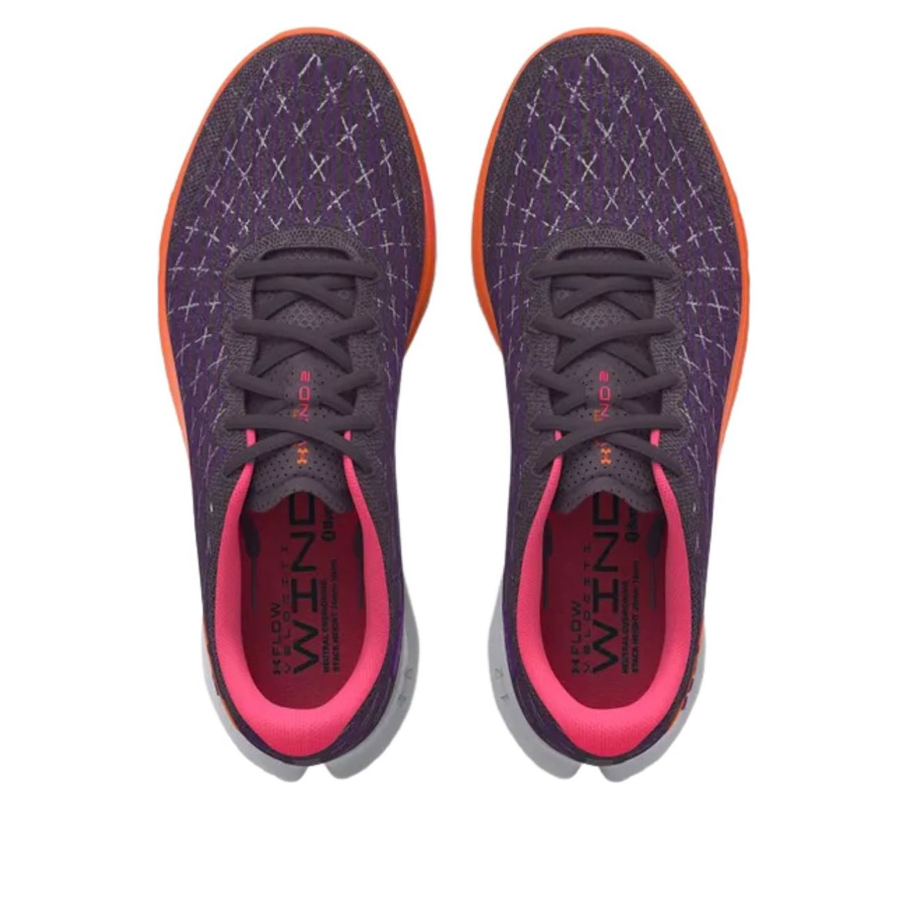 (WMNS) Under Armour Flow Velociti Wind 2 'Tux Purple Pink Shock Orange' 3024911-500