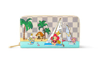 LOUIS VUITTON Zippy Canvas Wallet Regular Women's Beige