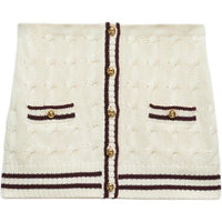 PRADA SS24 Casual Short Skirts Women's White