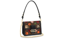LOUIS VUITTON Dauphine Cow Leather Daphne Shoulder Bag Women's Brown/Multicolor