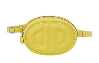 HERMES In The Loop Cow Leather Pig Nose Fanny Pack Regular Women's Yellow