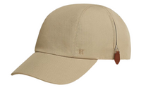 HERMES Baseball Caps Unisex Light Brown