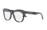 DIOR Acetate Square Eyeglass Frames Unisex Black White