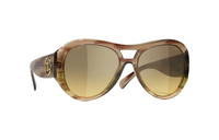 CHANEL Acetate Aviator Sunglasses Unisex Tortoiseshell