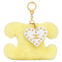 CELINE Wool Bag Charm Bag Merch Women's Yellow