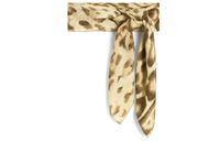 CELINE Bandana In Triomphe Leopard Silk Jacquard