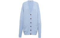 MIU MIU SS22 Cashmere Sweater Women's Blue
