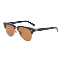 MIU MIU Acetate Polyamide Irregular Shape Sunglasses Unisex Black