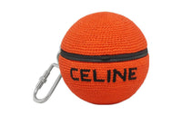 CELINE Hook And Needle Woven AirPods Pro Protective Case Earphone Case Women's Orange/Black