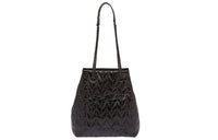 MIU MIU Hobo Shiny Leather Crescent Bag Hobo Bag Handbag Shoulder Bag Women's Black