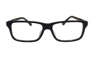PRADA Acetate Rectangular Eyeglass Frames Unisex Black
