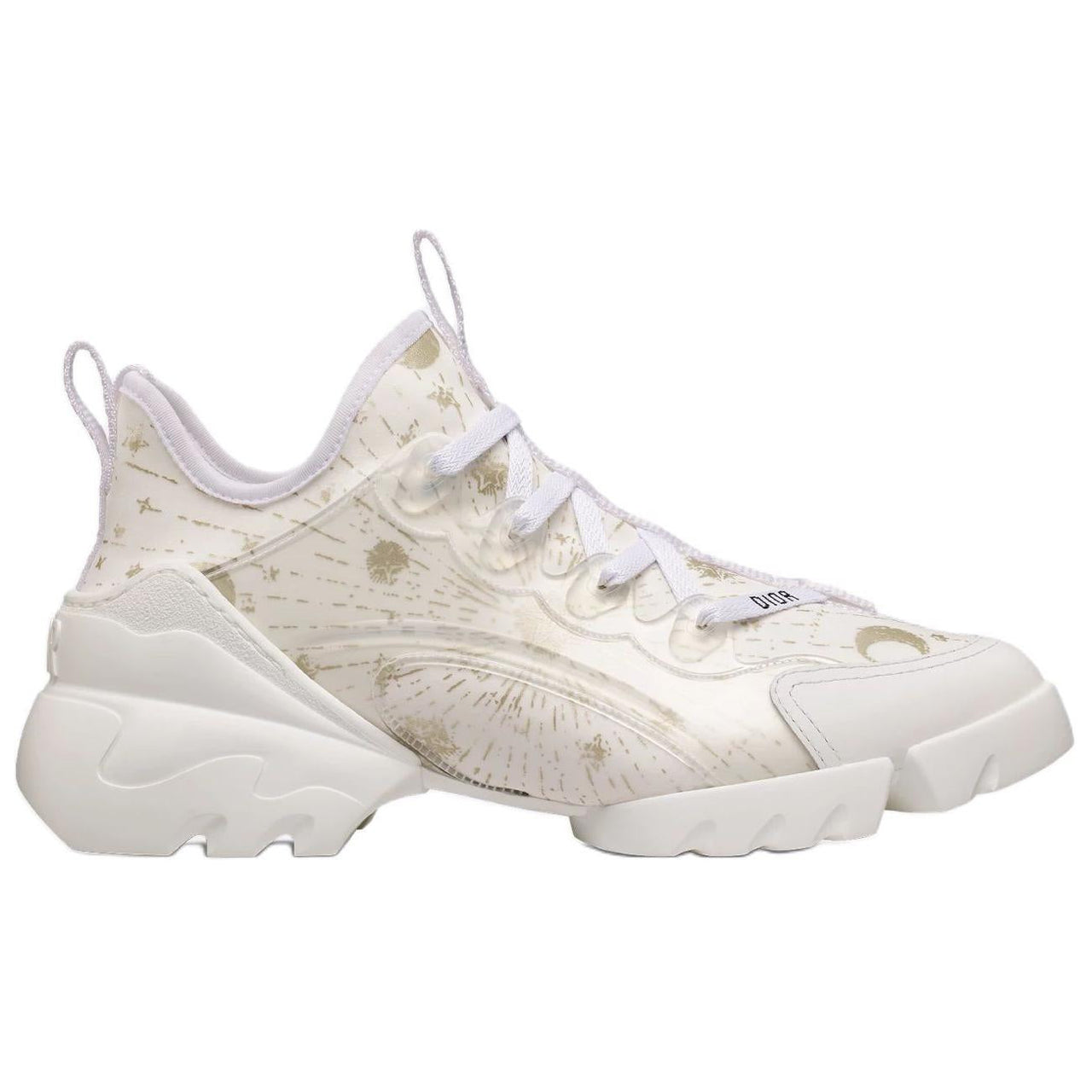 DIOR D-Connect Low-Top Casual Shoes Women's White