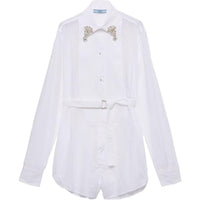 PRADA Short Batiste Jumpsuit