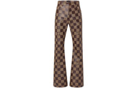 LOUIS VUITTON Damier Leather Pants
