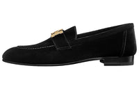 HERMES Paris Loafers Women's Black