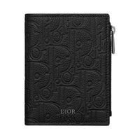 DIOR Calfskin Card Holder Regular Men's Black