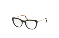PRADA - Cat Eye Eyeglass Frames Women's Black