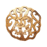 CHANEL 1990 2000s Medallion Brooch