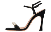 DIOR Strap Sandals 10.5cm Women's Black
