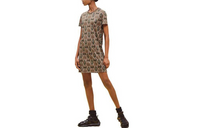 HERMES Short-Sleeved Dresses Women's Gobi Green