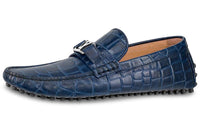 LOUIS VUITTON Hockenheim Casual Shoes Men's Blue