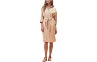 HERMES SS23 Long-Sleeved Dresses Women's Gold Beige