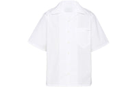 PRADA Logo-patch Bowling Shirt