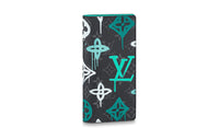 LOUIS VUITTON Brazza Wallet Lv Graffiti Multicolor