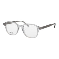 DIOR Square Eyeglass Frames Men Transparent Gray