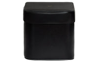 CELINE Shiny Calfskin Storage Box And Storage Bag Large Size Women's Black