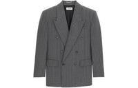 SAINT LAURENT SS24 Business Suits Coats Men's Coal Gray