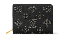 LOUIS VUITTON Cow Leather Wallet Regular Women's Black