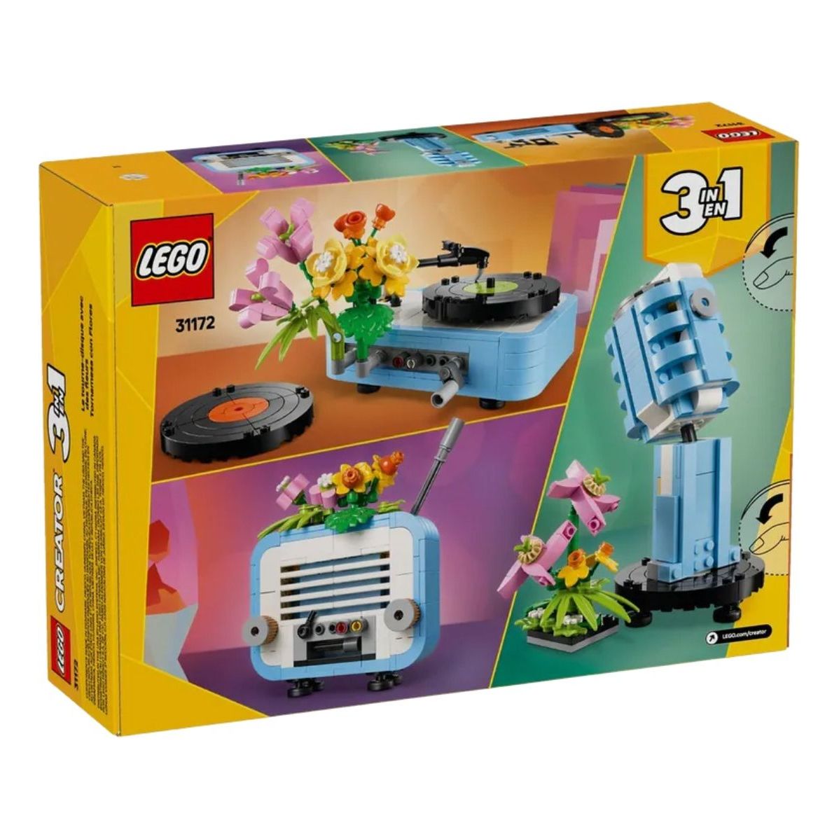 LEGO Record Player with Flowers 31172
