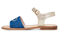 DIOR Children's Sandals Blue Gold Kids'