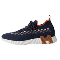 HERMES Fle Low Top Casual Shoes Men's Blue