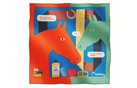 HERMES Silk Scarves Women's Multicolor
