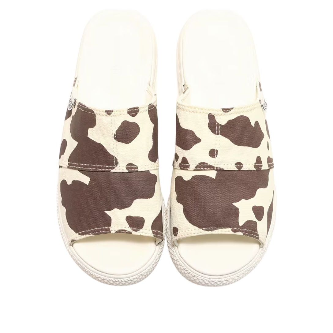 Converse All Star Platform Slides 'Cowspot Off-White' 31308340