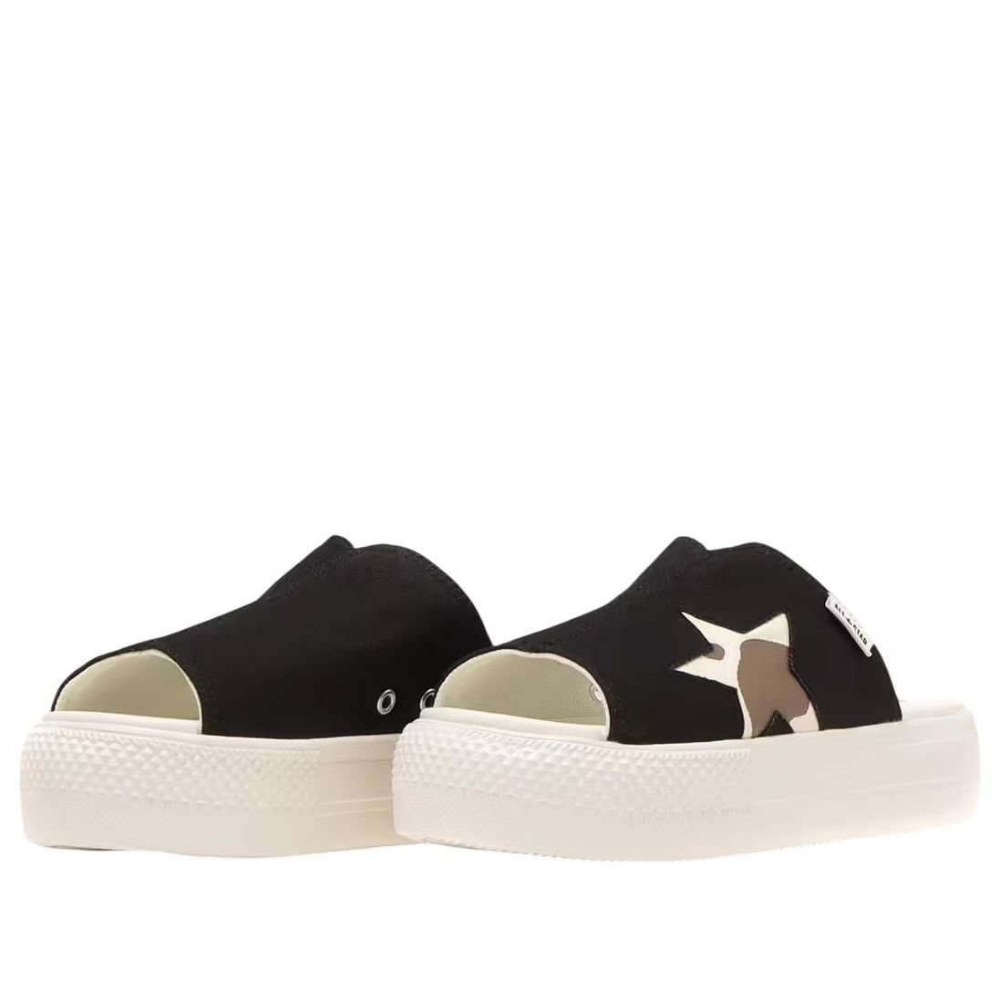 Converse All Star Platform Slides 'Cowspot Black' 31308341