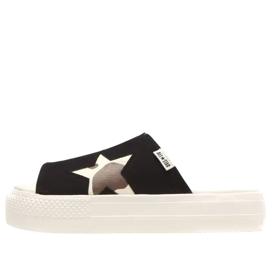 Converse All Star Platform Slides 'Cowspot Black' 31308341