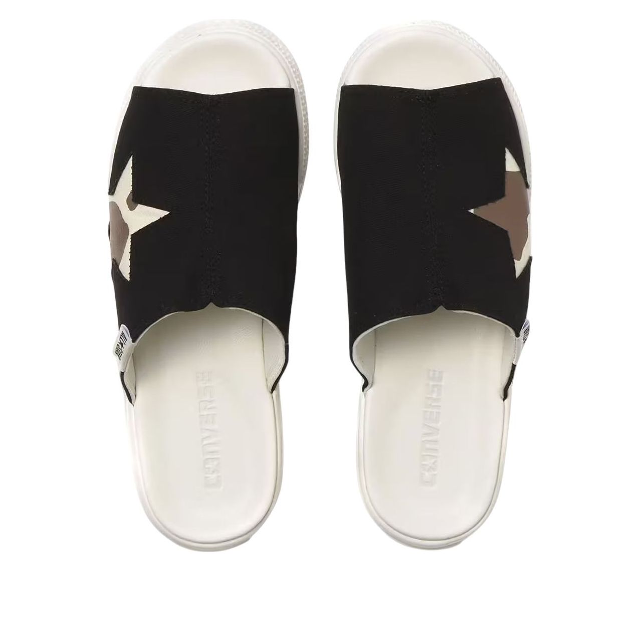 Converse All Star Platform Slides 'Cowspot Black' 31308341
