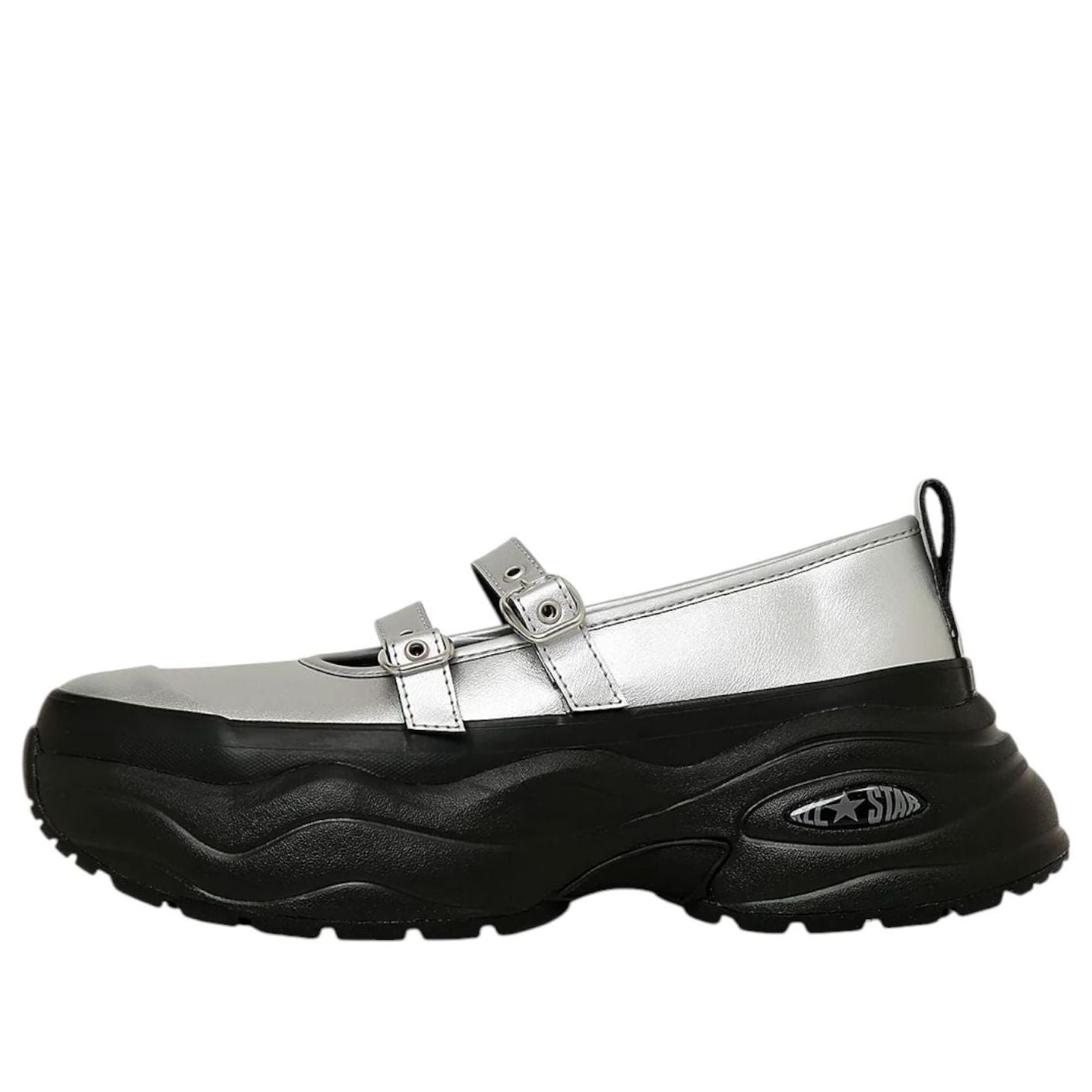 (WMNS) Converse ALL STAR Surgetrainer MJ ST OX 'Silver Black' 31315660