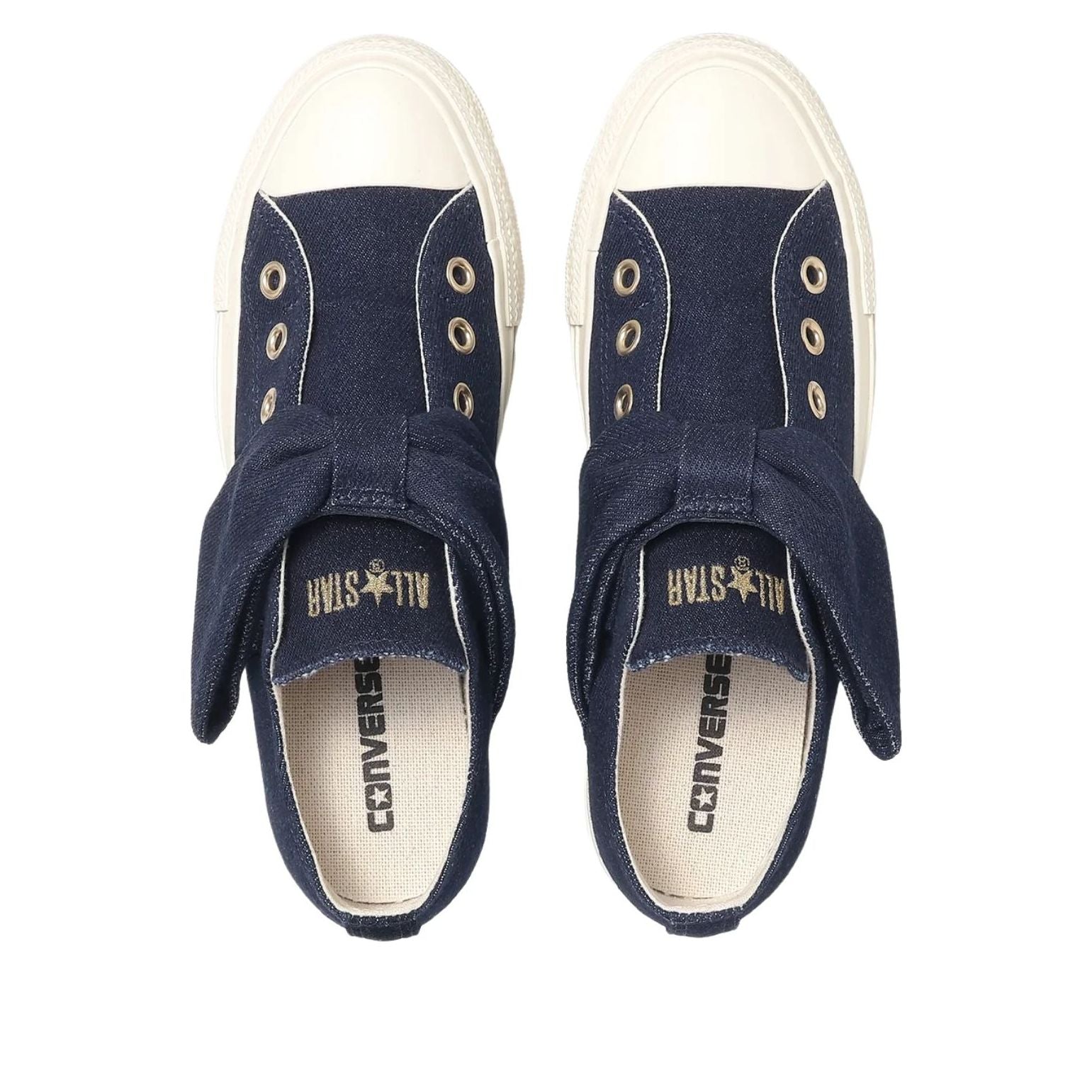 (WMNS) Converse All Star Ribbonstrap DM OX 'Navy' 31317521