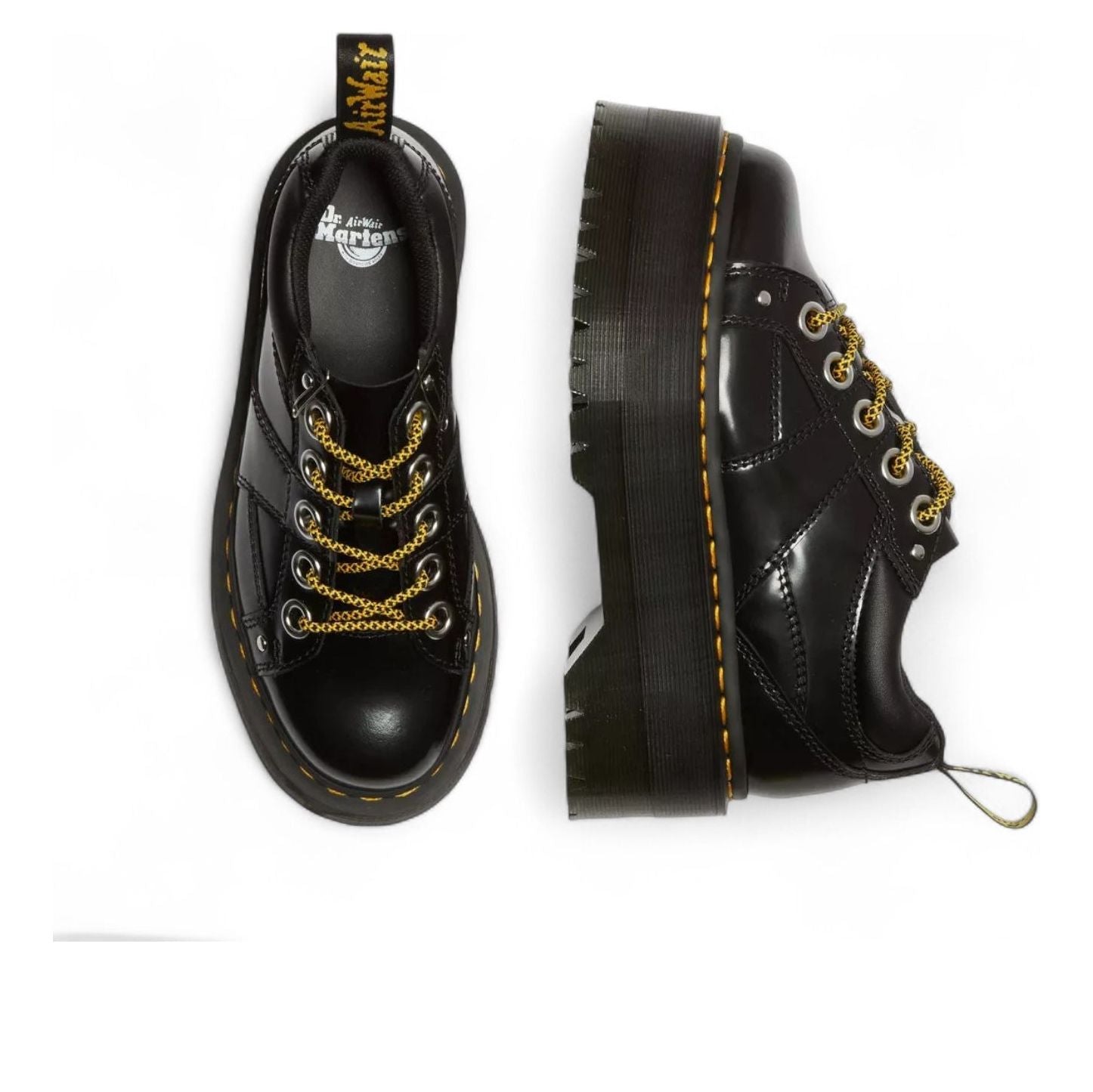 (WMNS) Dr. Martens 5-Eye Max Buttero Platform 'Black' 31423001