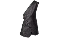 LOUIS VUITTON Asymmetrical Hybrid Lurex Jacket Jackets Coats Women's Black