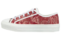 DIOR Walk'n'Dior Stylish Skateboarding Shoes Women's Cherry Red