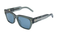 DIOR Plate Frame Metal Irregular Shape Sunglasses Unisex Green