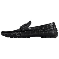 LOUIS VUITTON Monte Carlo Gommino Loafers Men's Black