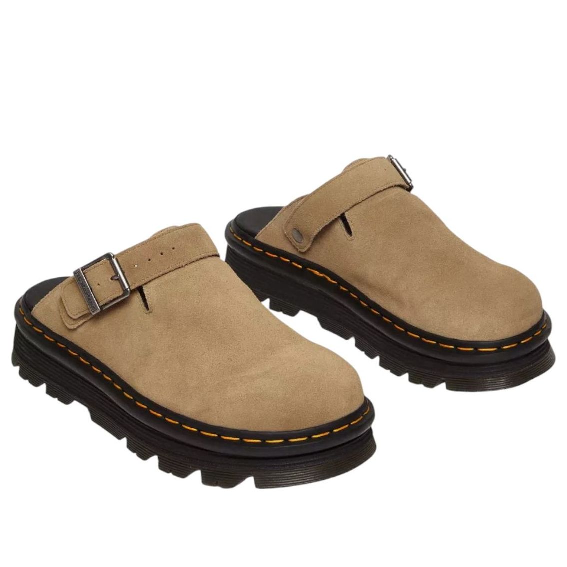 Dr. Martens Zebzag Suede Mules 'Savannah Tan' 31737439
